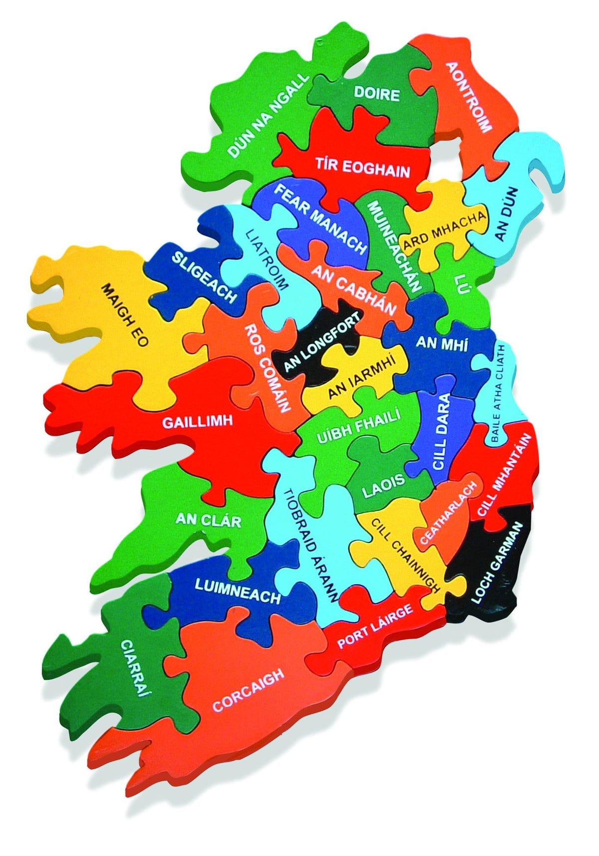 வரைபடம் வரைபடம் அயர்லாந்து என gaeilge