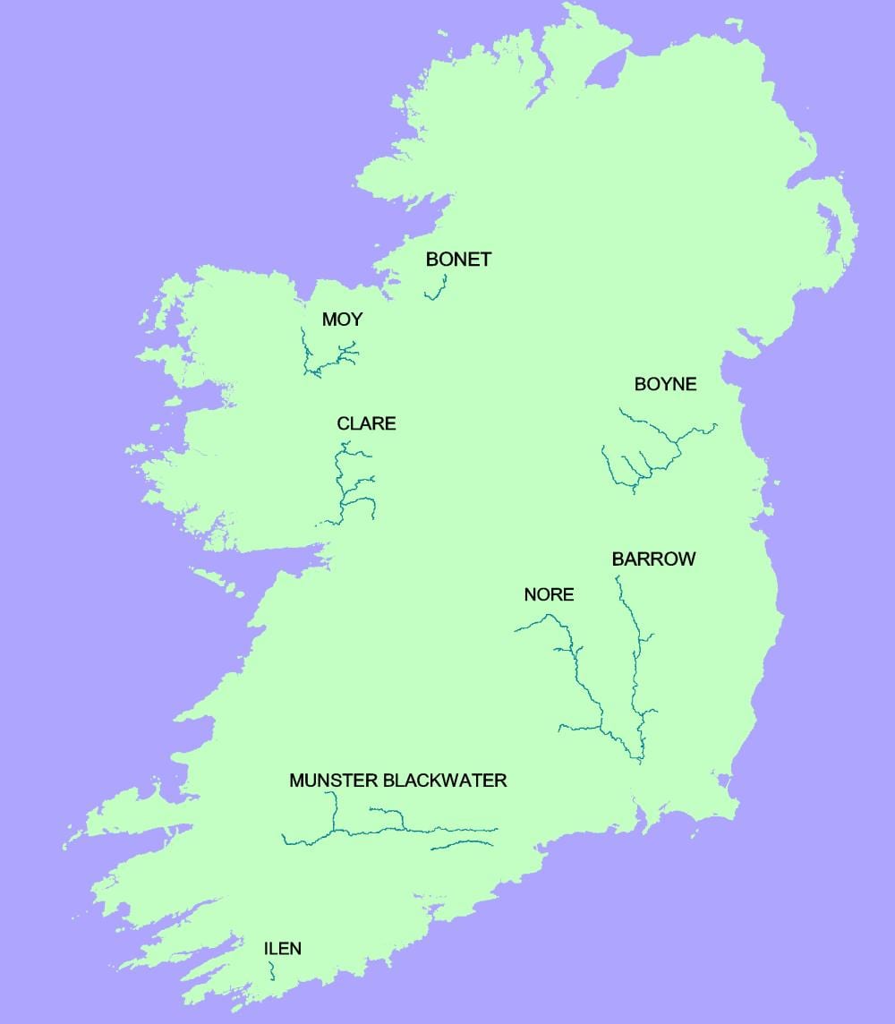 வரைபடம் blackwater நதி அயர்லாந்து