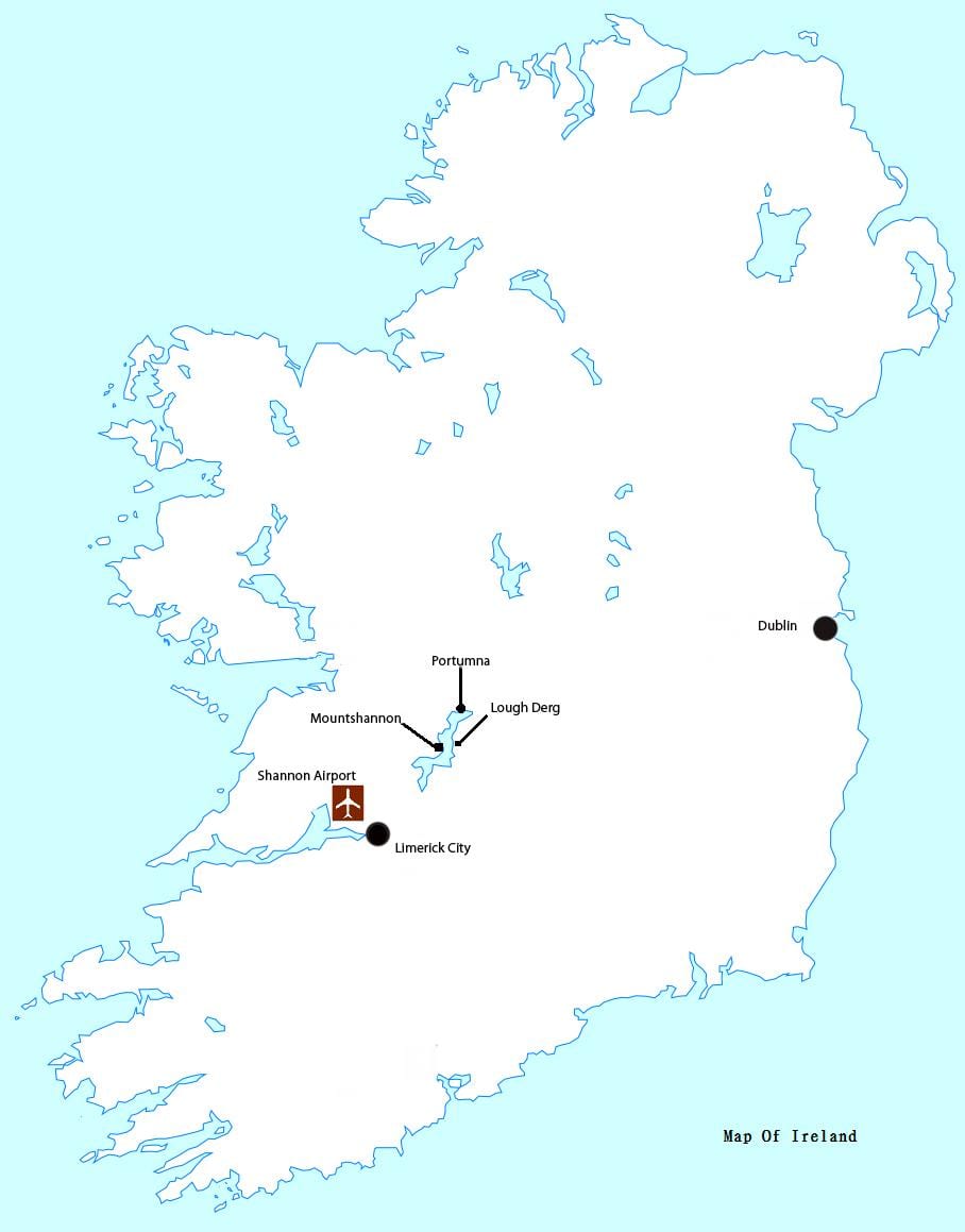 வரைபடம் shannon விமான அயர்லாந்து