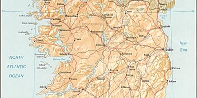 வரைபடம் பெரிய வரைபடம் அயர்லாந்து விற்பனைக்கு