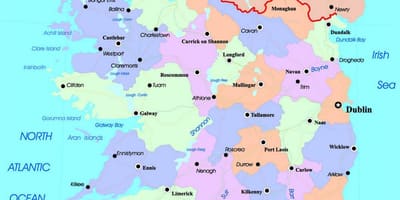வரைபடம் irelands