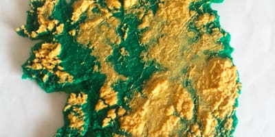 வரைபடம், 3d மேப் அயர்லாந்து